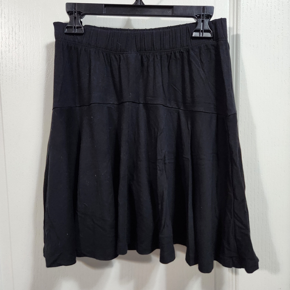 Elegant Black A-Line Women's Skirt